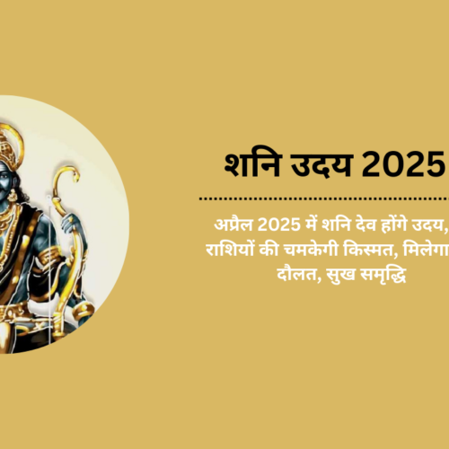 Shani Uday 2025